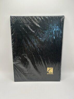 Saturn Dealership Portfolio Folder Notepad Faux Leather Business Padfolio New